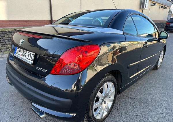 Peugeot 207 CC cena 14500 przebieg: 209205, rok produkcji 2008 z Gostyń małe 781